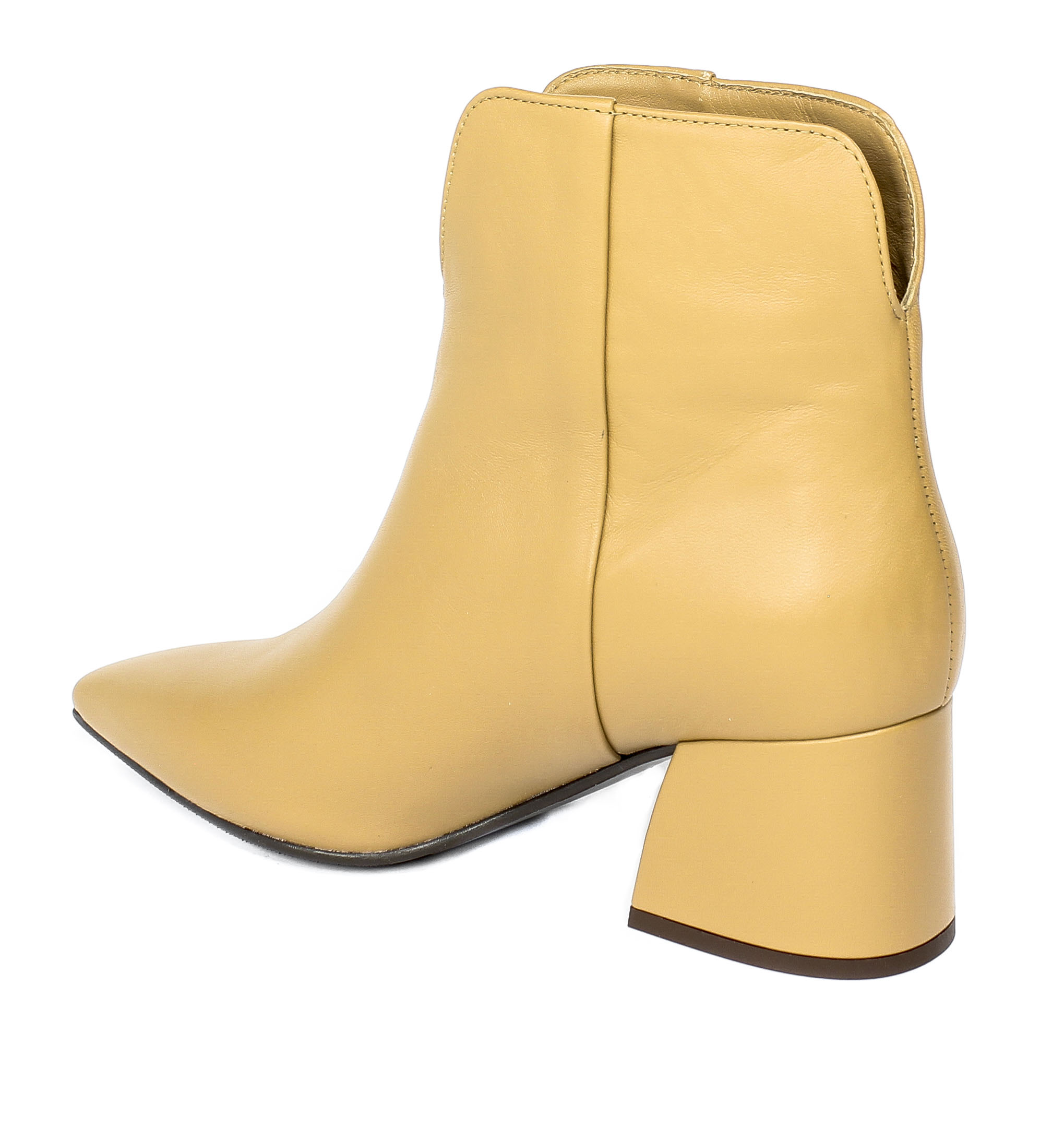 Botki Bravo Moda 2377 Toffi Skóra