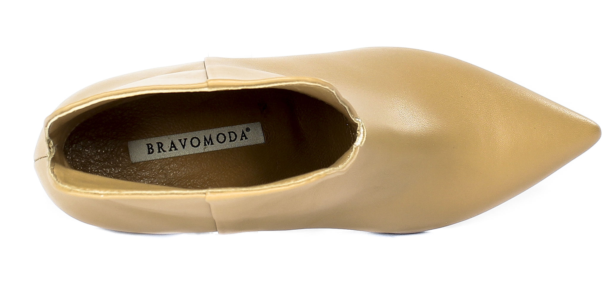 Botki Bravo Moda 2377 Toffi Skóra