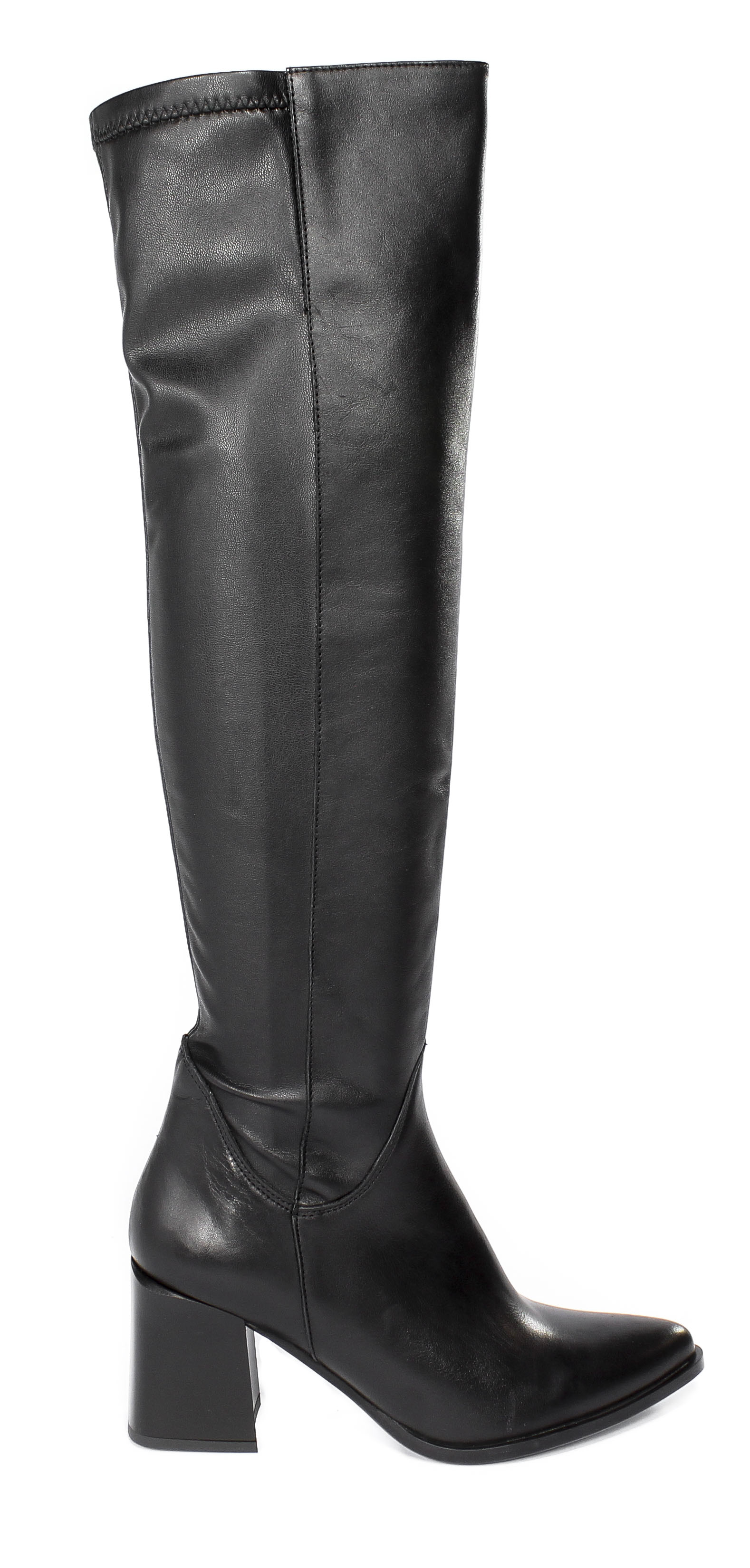 Kozaki Bravo Moda 2360 Czarna Skóra
