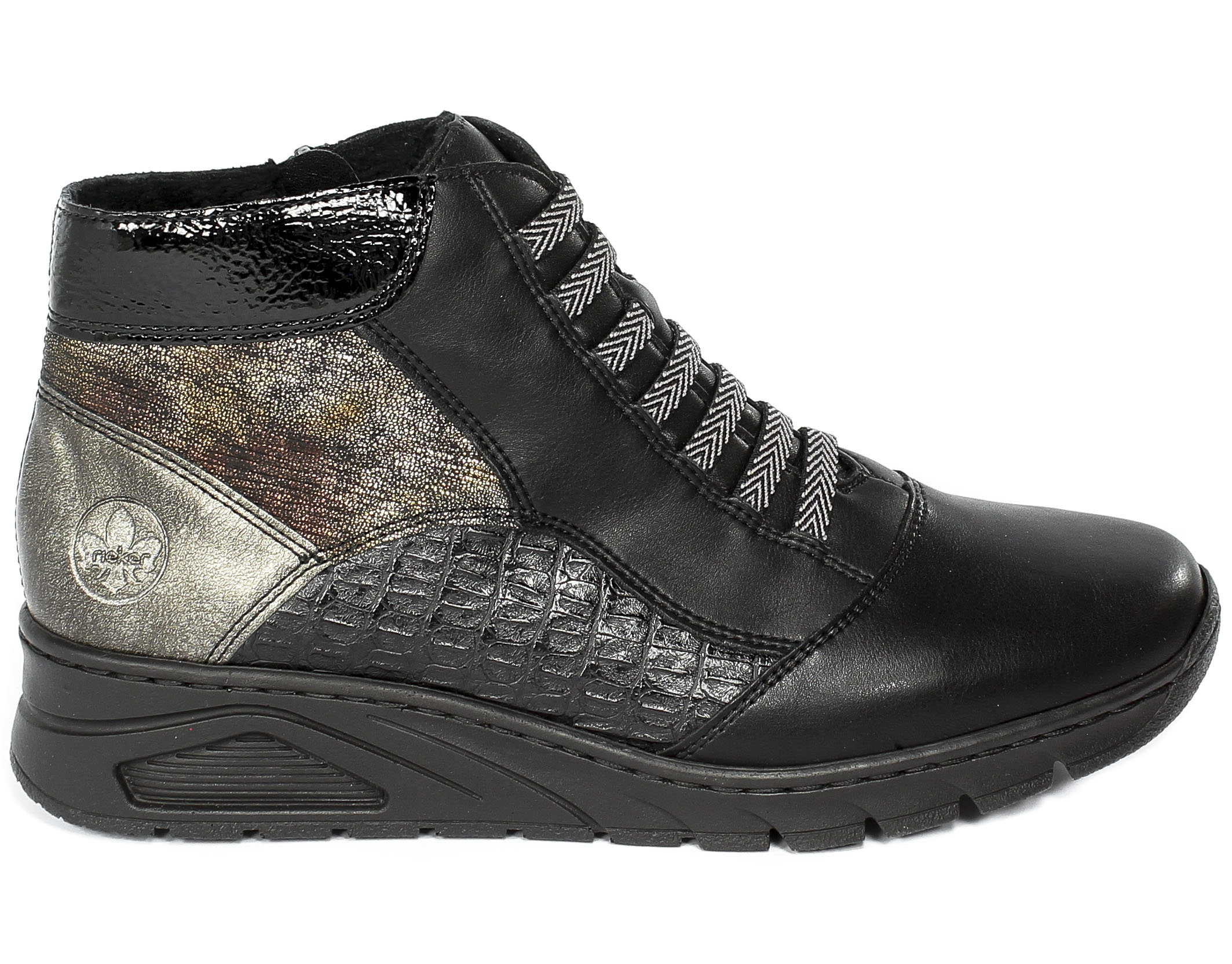 Trzewiki Rieker N3374-00 Black