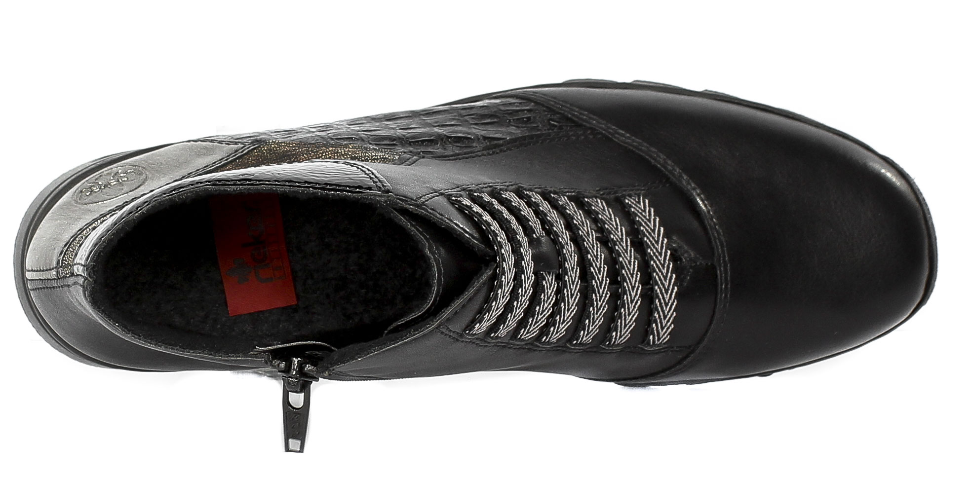 Trzewiki Rieker N3374-00 Black