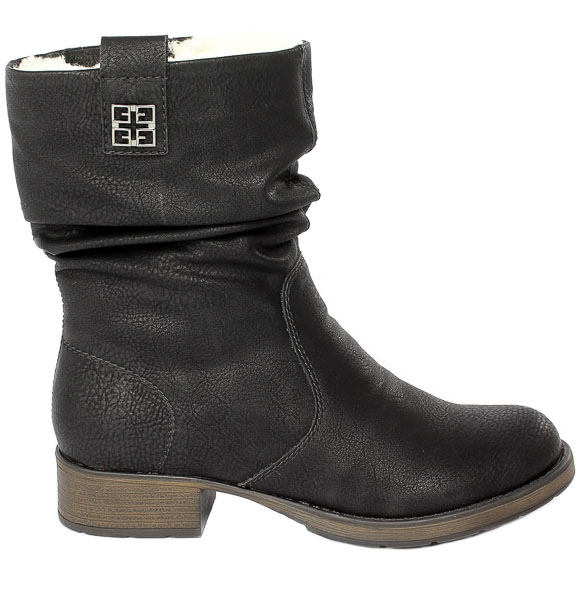 Półkozaki Rieker Z9583-00 Black_TN