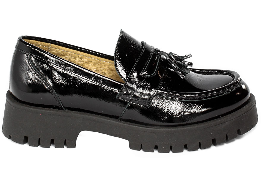 Mokasyny Nessi 21079 Czarny 711_TN 