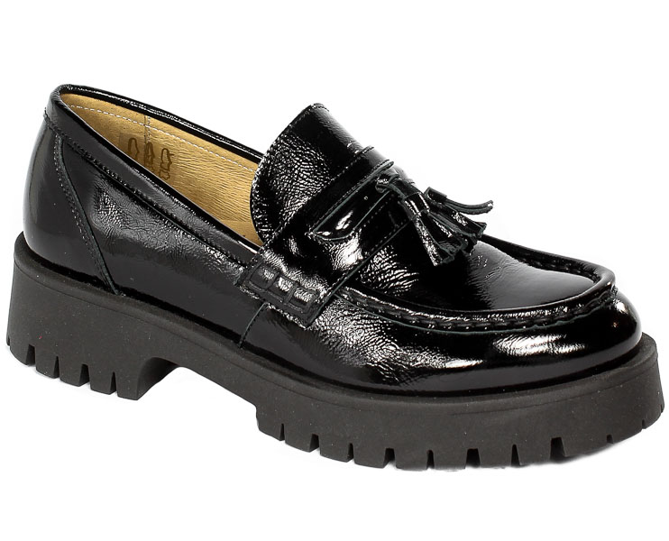 Mokasyny Nessi 21079 Czarny 711_TN 