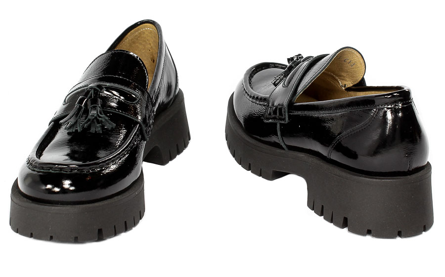 Mokasyny Nessi 21079 Czarny 711_TN 