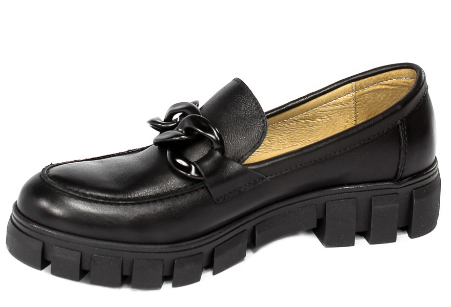 Mokasyny Nessi 22085 Czarny 12