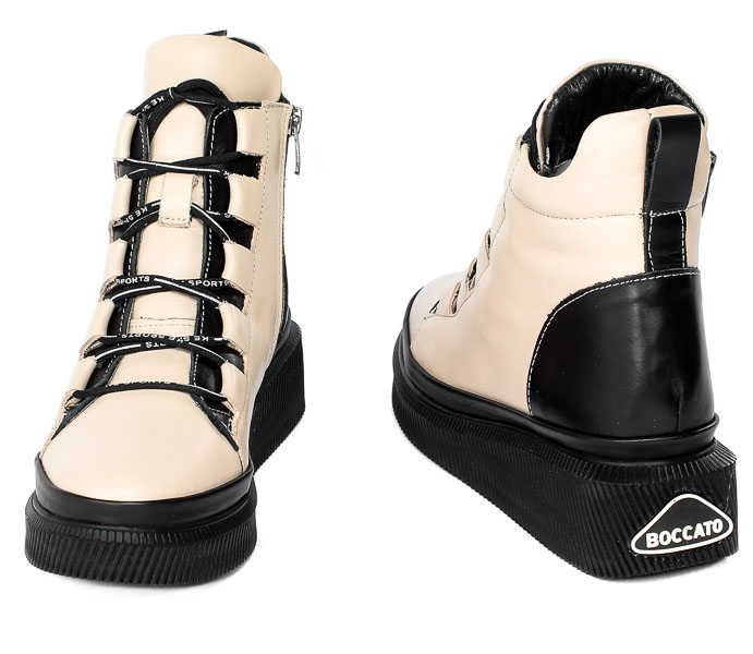 Sneakersy Boccato 375.08 SA-023T Beige Rose