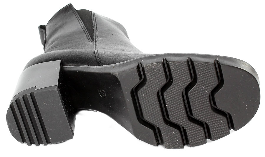 Botki Acord 3608-501 Czarne Lico