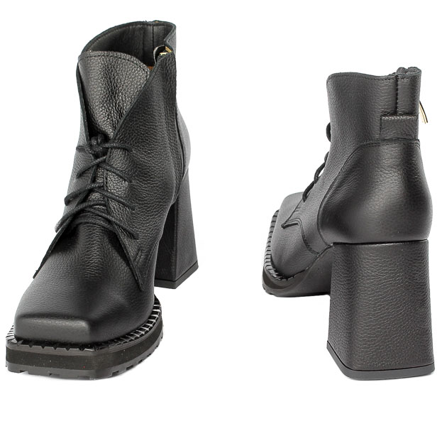 Botki Exquisite 1395 Czarne Groch