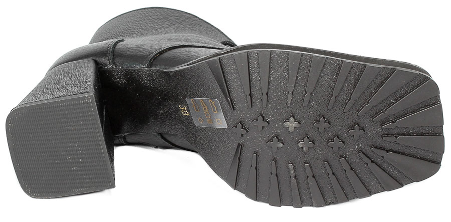 Botki Exquisite 1395 Czarne Groch