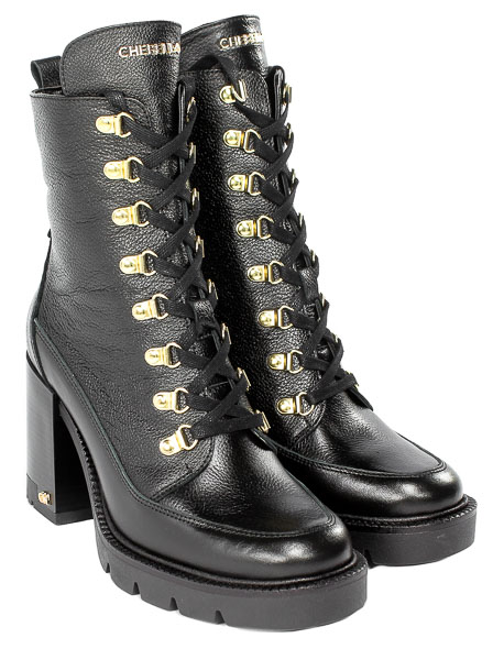 Botki Chebello 3033-161-407-S246 Czarne