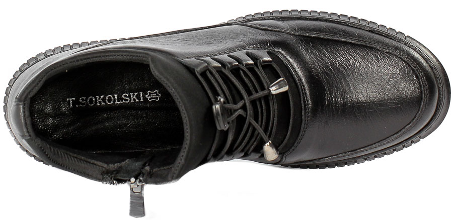 Trzewiki Sokolski BK Z22 287  BLK Czarny 