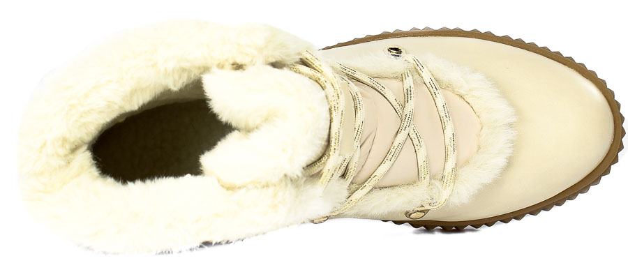 Śniegowce Tamaris 1-26854-29 418 Ivory