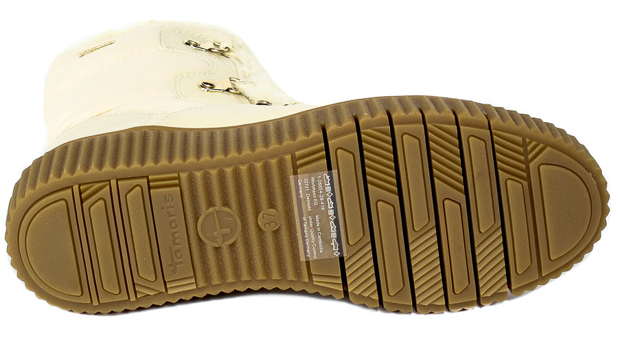 Śniegowce Tamaris 1-26854-29 418 Ivory