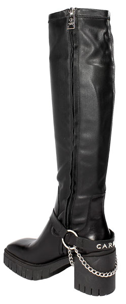 Kozaki Carinii B8574-E50-000-000-E88 Czarna Skóra