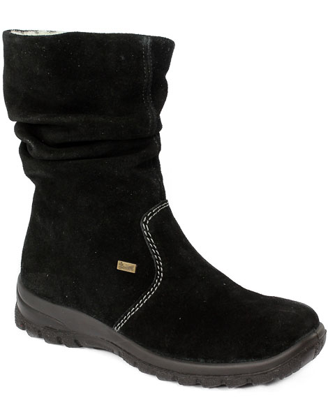 Trzewiki Rieker Z7171-01 Black Czarny Skóra_TN