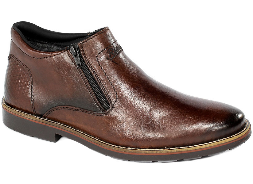 Trzewiki Rieker 15398-25 Brown Skóra
