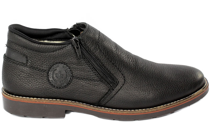 Trzewiki Rieker 15399-00 Black Skóra_TN
