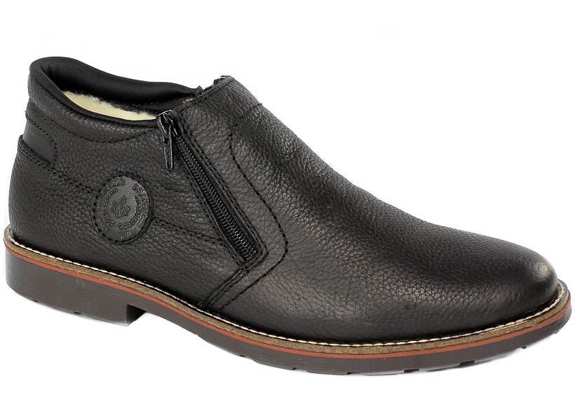 Trzewiki Rieker 15399-00 Black Skóra_TN