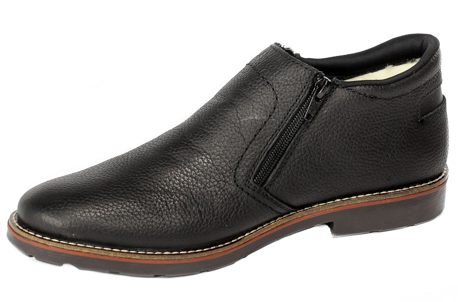 Trzewiki Rieker 15399-00 Black Skóra_TN