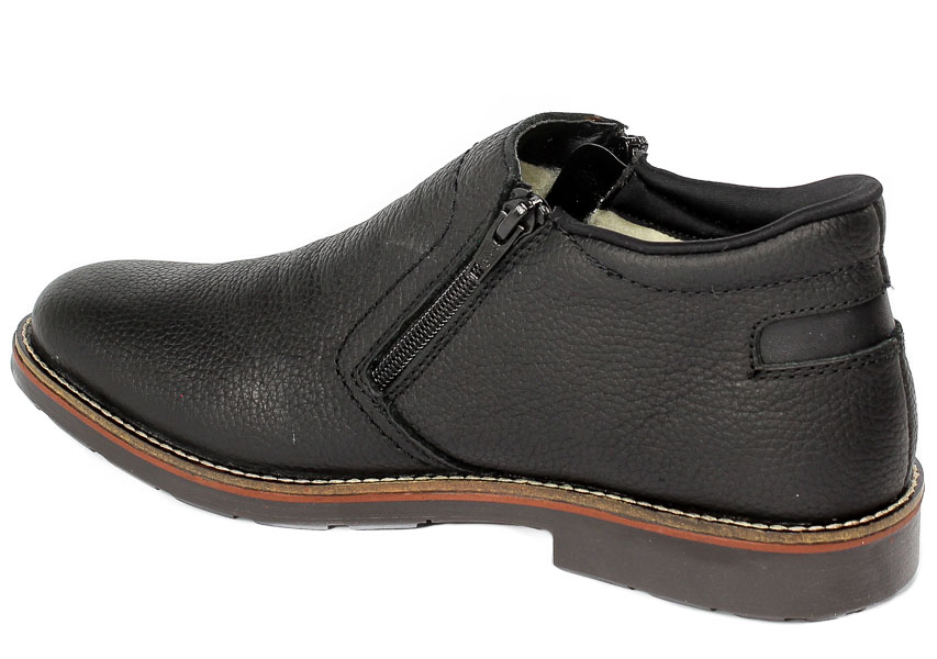 Trzewiki Rieker 15399-00 Black Skóra_TN