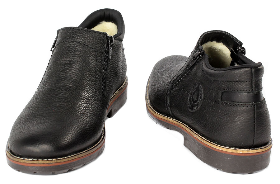 Trzewiki Rieker 15399-00 Black Skóra_TN