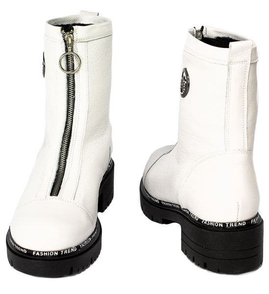 Trzewiki Filipczyk F62-AO F408 Biała Skóra