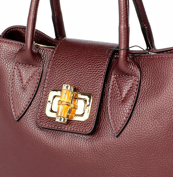 Torebka  Toscanio E109 Bordo D54 Skóra