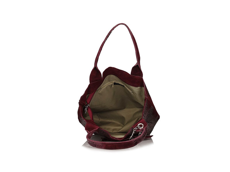 Torebka Toscanio 1101 Bordo CoCo Skóra