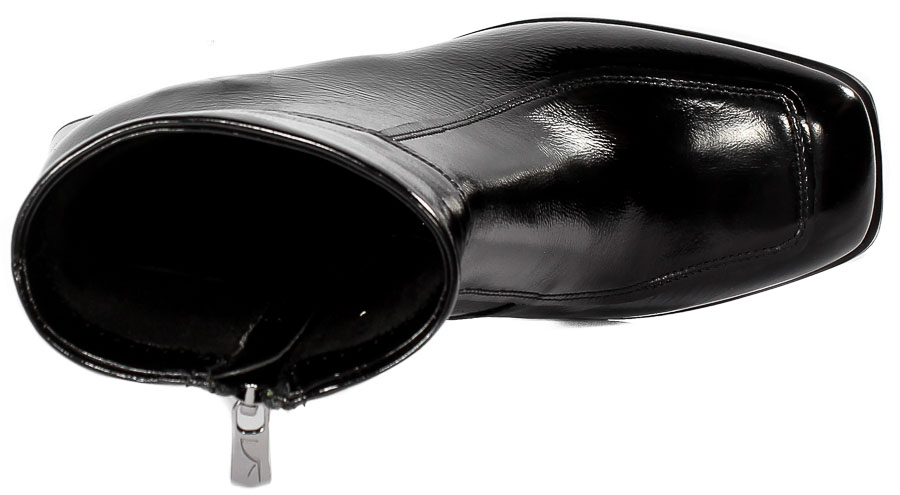Botki Visconi 2849514/121 Naplak Nero Skóra