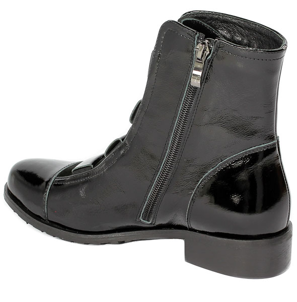Botki Eksbut 6D-6614-L15 172 Czarny Naplak Skóra