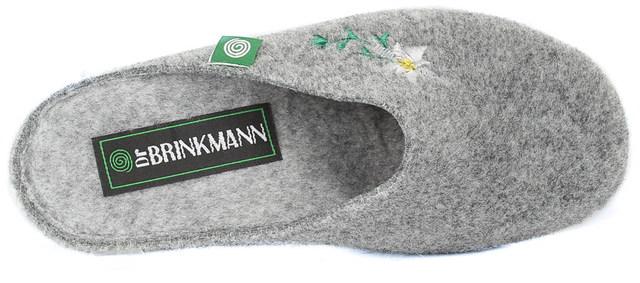 Pantofle Brinkmann 330009-91 Hellgrau