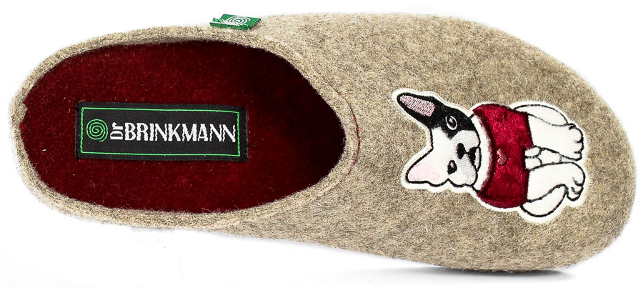 Pantofle Brinkmann 320015-08 Beige