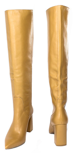 Kozaki Bravo Moda 2365 Toffi skóra