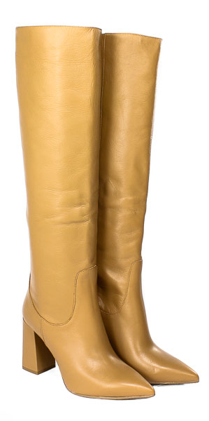Kozaki Bravo Moda 2365 Toffi skóra