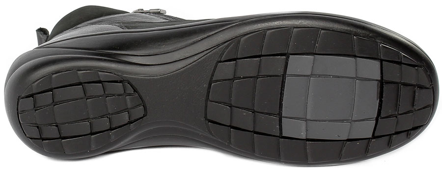 Trzewiki Comfortabel 990226-01 Schwarz Black Skóra
