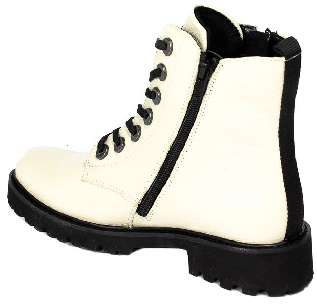 Trzewiki Remonte D8671-81 White Biały skóra
