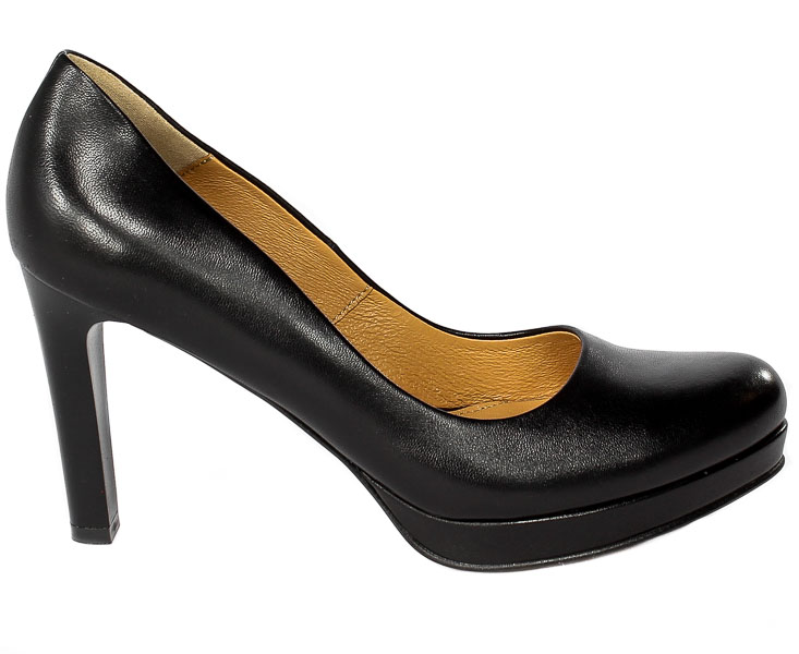 Czółenka Eska 1780 Czarna Skóra