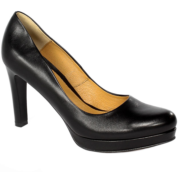 Czółenka Eska 1780 Czarna Skóra