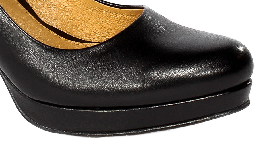 Czółenka Eska 1780 Czarna Skóra