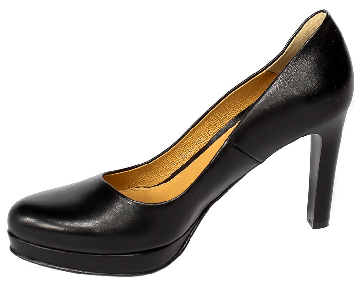 Czółenka Eska 1780 Czarna Skóra