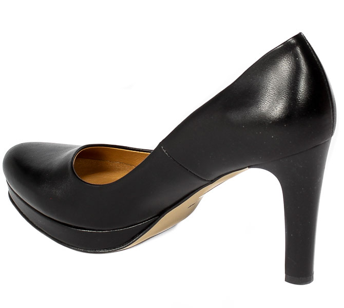 Czółenka Eska 1780 Czarna Skóra