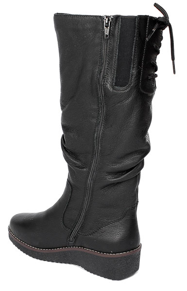 Kozaki Rieker Y4693-00 Black Czarna Skóra