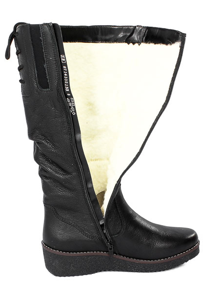 Kozaki Rieker Y4693-00 Black Czarna Skóra