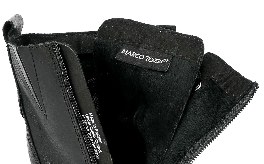 Trzewiki Marco Tozzi 2-25206-29 002 Black Antic Skóra