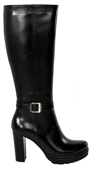 Kozaki Acento 434 Czarna Skóra