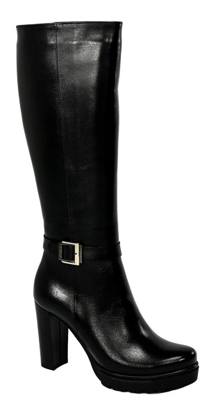 Kozaki Acento 434 Czarna Skóra