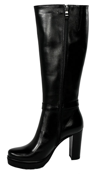 Kozaki Acento 434 Czarna Skóra