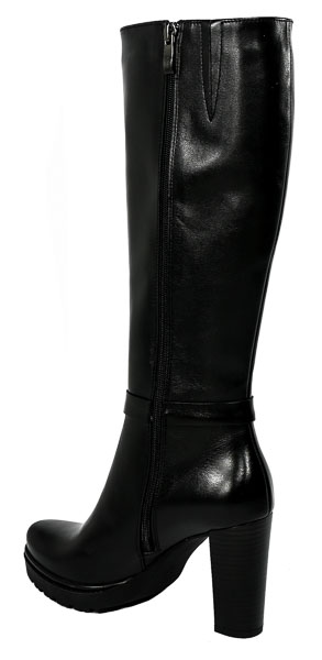 Kozaki Acento 434 Czarna Skóra