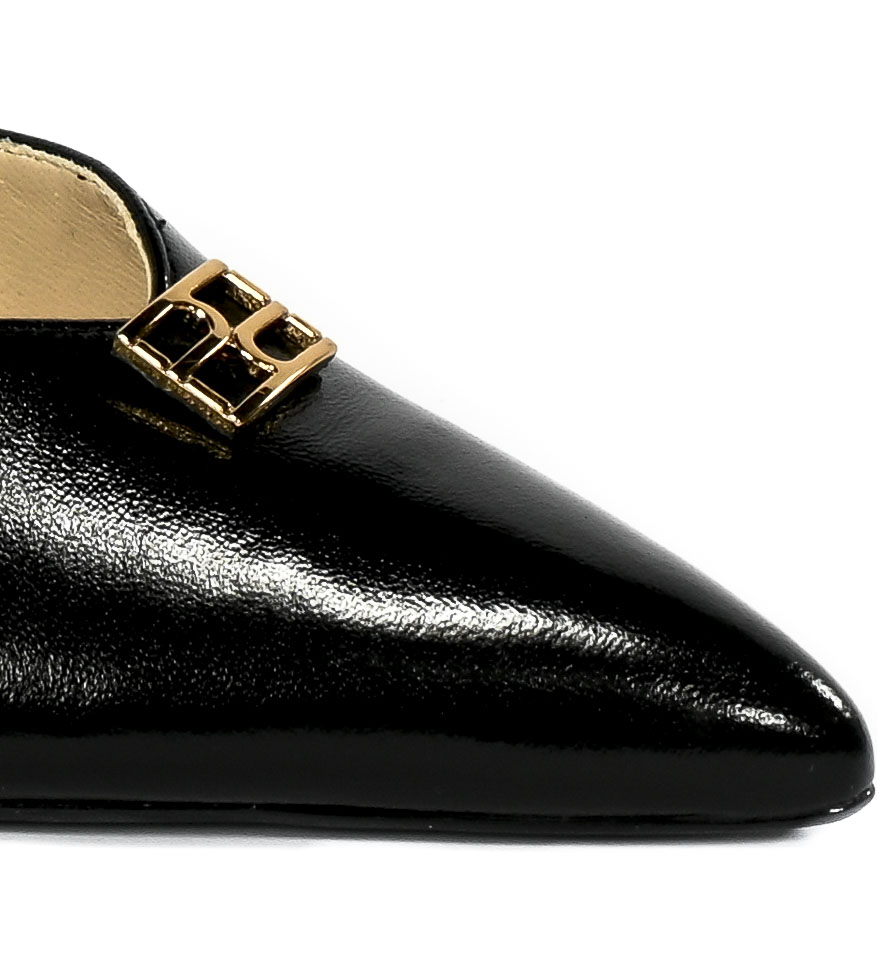 Czółenka Hogl 4-10 7510 Black Carna Skóra